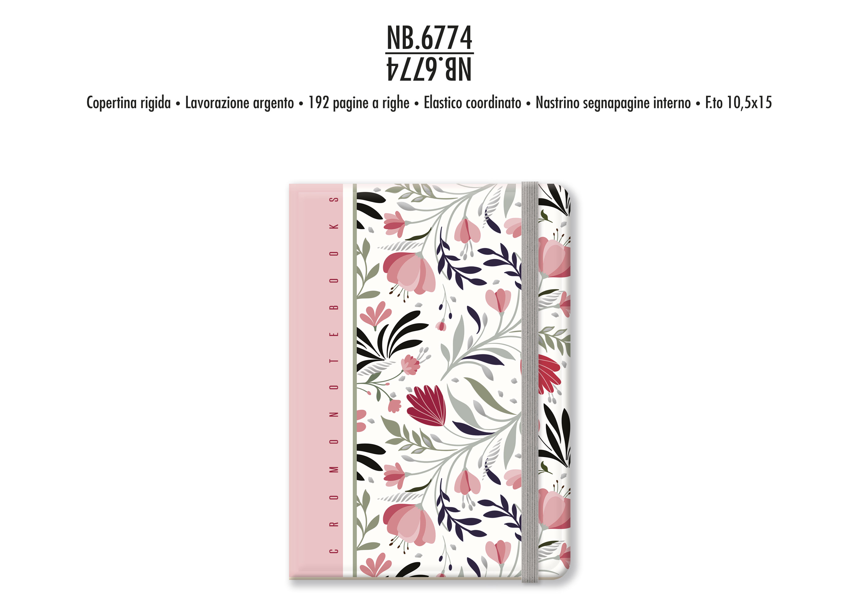 Notebooks A6 Natura rosa