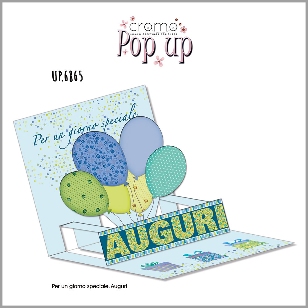 Pop Up Compleannno pacchetto blu
